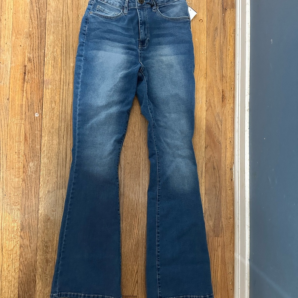 YMI flare hi-rise jean